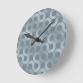 Horloge Ronde Abstract gray flow background (Angle)