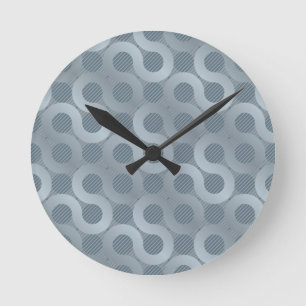 Horloge Ronde Abstract gray flow background