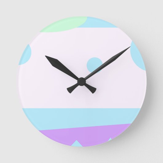 Horloge Ronde Abstract Landscape (Recto)