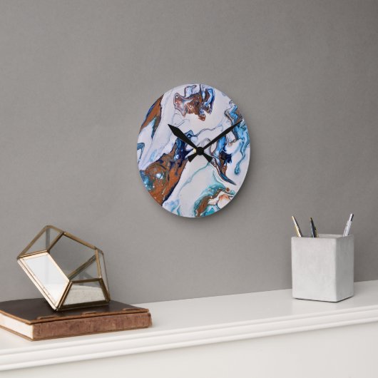 Horloge Ronde abstract modern. (Bureau)
