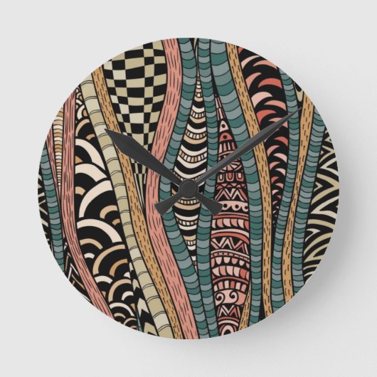Horloge Ronde Abstract pattern (Recto)