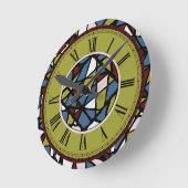 Horloge Ronde Abstrait (Angle)