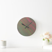 Horloge Ronde Abstrait rouge (Maison)