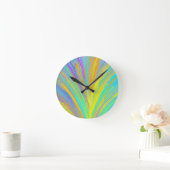 Horloge Ronde Abstrait Tropical Summer Fun (Maison)