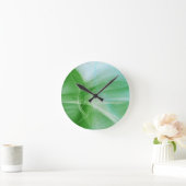 Horloge Ronde Abstrait Vert (Maison)