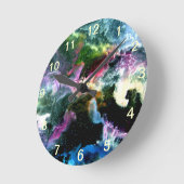 Horloge Ronde Abstrakt (Angle)