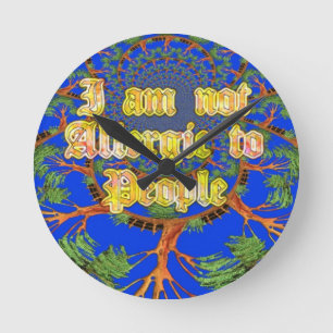 Horloge Ronde Acacia Alchemy : Je ne suis pas allergique à l'art