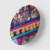 Horloge Ronde Accrocher un canard (Angle)