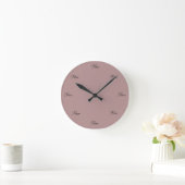 Horloge Ronde Acrylic Wall Clock "The Time is Now" (Maison)