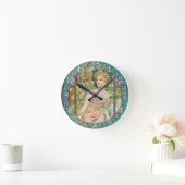 Horloge Ronde Acrylique Wall Clock Art Nouveau Alphonse Mucha 19 (Maison)