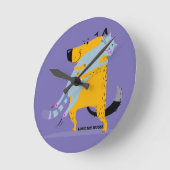 Horloge Ronde Acryllic Wall Clock dans Different Styles (Angle)
