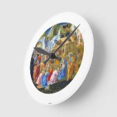 HORLOGE RONDE ADORATION DE LA MAGI (Angle)