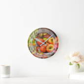 Horloge Ronde Affaire Harvest Time Apple Basket (Maison)