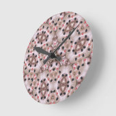 Horloge Ronde affiche déformée étrange dollart (Angle)
