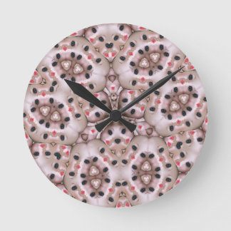 Horloge Ronde affiche déformée étrange dollart