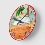 Horloge Ronde Affiche : Travel California Round Clock (Angle)