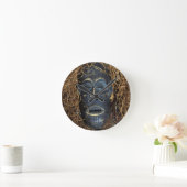 Horloge Ronde African mask (Maison)