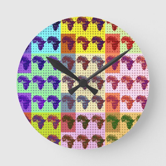 Horloge Ronde Africas (Recto)