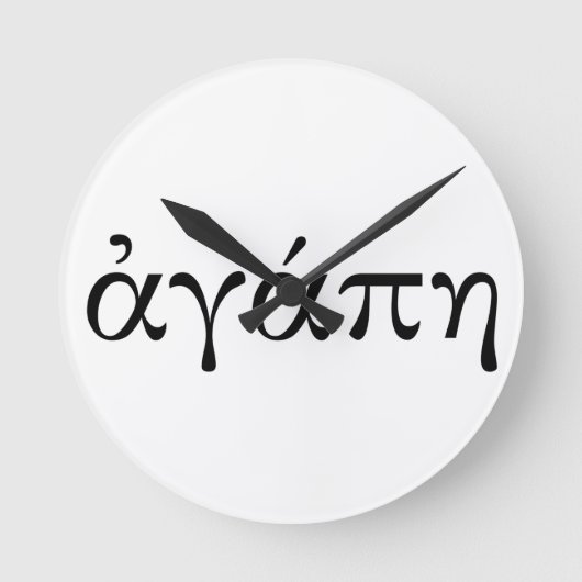 Horloge Ronde Agape (Recto)