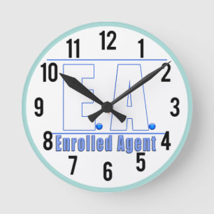 HORLOGE RONDE AGENT ENROULÉ EA LOGO1