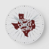 Horloge Ronde Aggie Home Sweet Home (Recto)