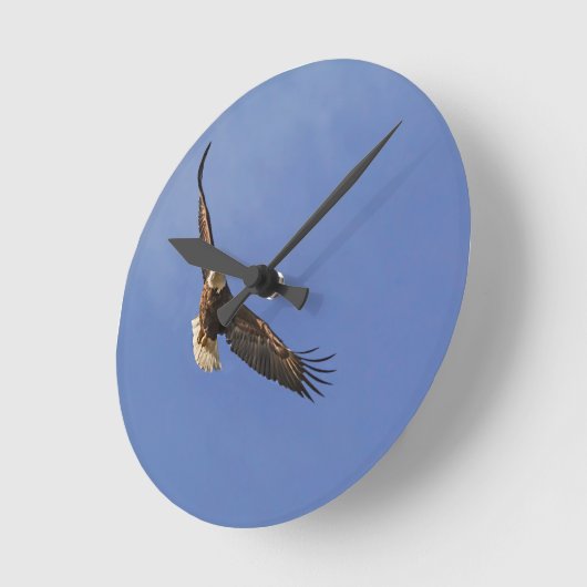 Horloge Ronde Aigle chauve (Angle)