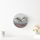 Horloge Ronde Aigle d'hiver (Maison)