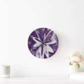 Horloge Ronde ailes papillon (Maison)