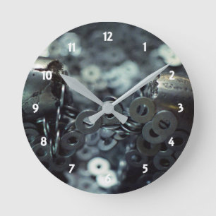 Horloge Ronde Aimants & Rondelles