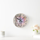 Horloge Ronde Aime mon berger (Maison)