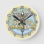 Horloge Ronde Alaska Nurse Caduceus (Recto)