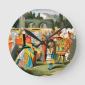 Horloge Ronde Alice à Wonderland (Recto)