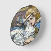 HORLOGE RONDE ALICE EN WONDERLAND (Angle)