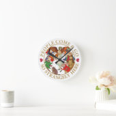 Horloge Ronde Alice - les gens viennent et vont tellement (Maison)
