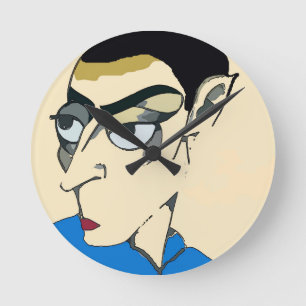 Horloge Ronde Alien Space Man