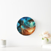 Horloge Ronde Alien spatial (Maison)