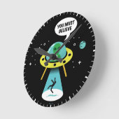 Horloge Ronde Aliens (Angle)