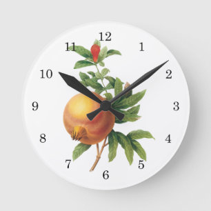 Horloge Ronde Aliments Anciens Fruits, Grenade par Redoute