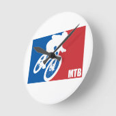 Horloge Ronde All-Star de VTT (Angle)