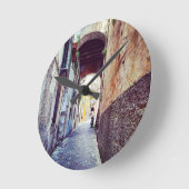 Horloge Ronde Allée en Italie (Angle)