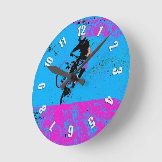 Horloge Ronde Allons-y ! - VTT (Angle)