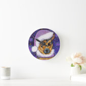 HORLOGE RONDE ALMAN SHEPHERD (Maison)