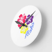 Horloge Ronde Aloha (Angle)