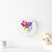 Horloge Ronde Aloha (Maison)