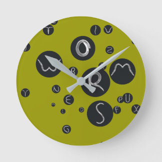 Horloge Ronde alphabet3