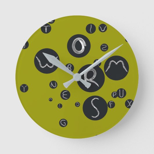 Horloge Ronde alphabet3 (Recto)