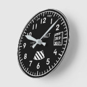 Horloge Ronde Altimeter clock (Angle)