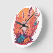 Horloge Ronde Amateurs de kangourou - kangourou (Angle)