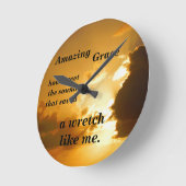 Horloge Ronde Amazing Grace (Angle)