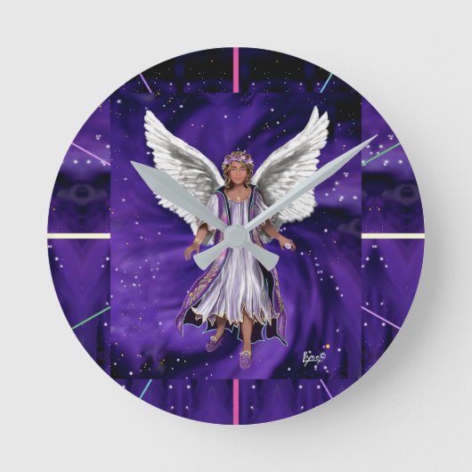 Horloge Ronde Âme violette (Recto)